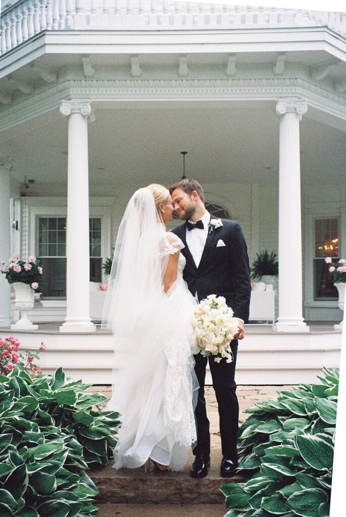 Bride and Groom portrait Wisconsin Wedding