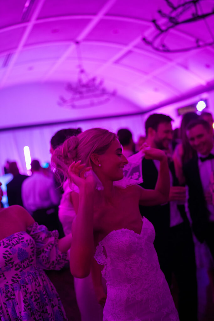 bride dancing on the dance floor